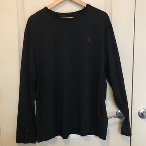 Polo Ralph Lauren Black Long Sleeve Athletic Tee